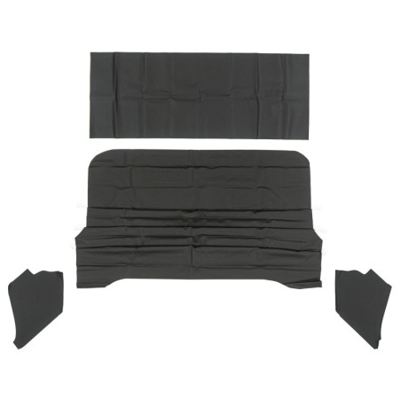 Headliner, Black Ribbed Grain