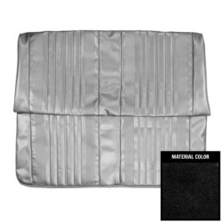Convertible Rear Seat Covers, Black
