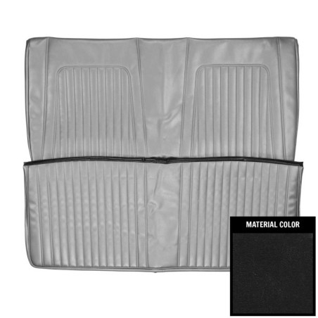 Convertible Standard Rear Seat Covers, Black