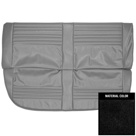 4 Door Sedan And Coupe Rear Seat Covers, Black