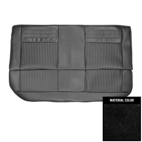 4 Door Sedan Rear Seat Covers, Black