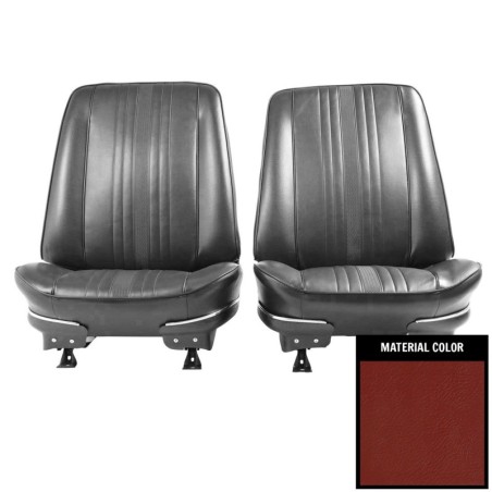 Bucket Seat Covers, Red