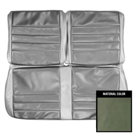 2 Door Front Bench Seat Covers, Aqua
