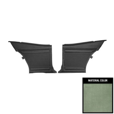 Standard Rear Door Panels, Dark Green