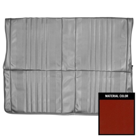 Coupe Rear Seat Covers, '70 Red