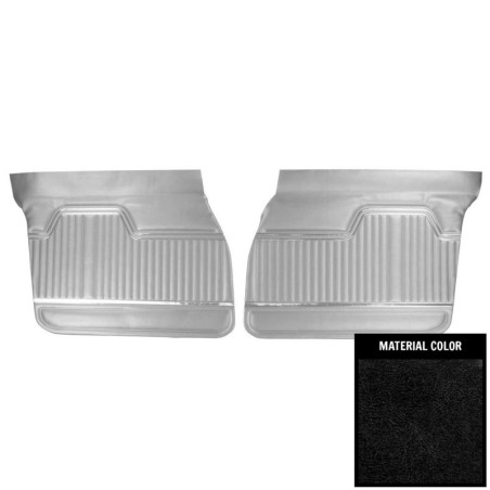 4 Door Sedan And Wagon Front Door Panels Black