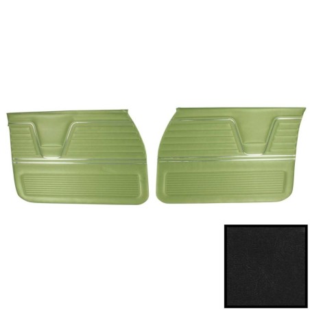 4 Door Sedan And Wagon Front Door Panels Black