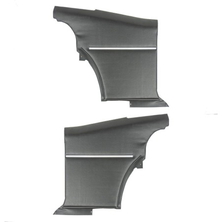 Rear Coupe Deluxe Black Door Panels