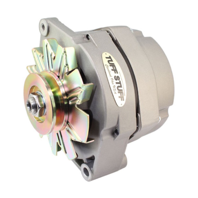 ①nano 1971-1979 Nova 140 Amp 1 Wire Alternator, Factory Cast Plus