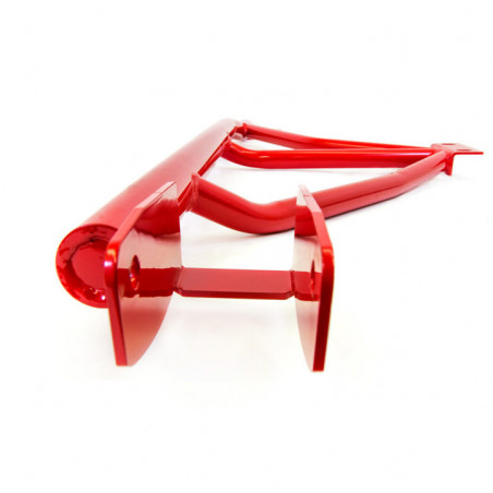 Coupe UMI 3-Point Subframe Connectors, Bolt In, Red