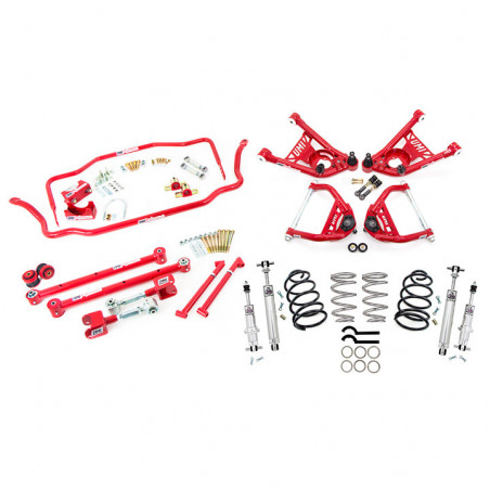 UMI Stage 4 Handling Package, 450 Lb Spring, 1 Inch Rear Lowering, Red