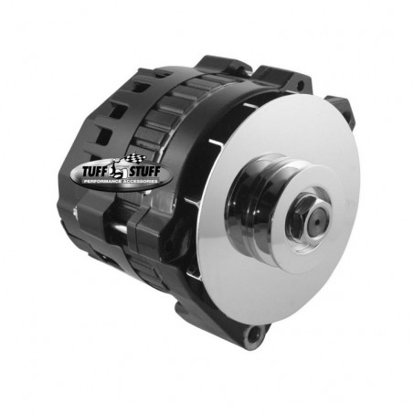 GM KoolCharger 105 Amp 1 Wire Alternator, V Belt, Stealth Black