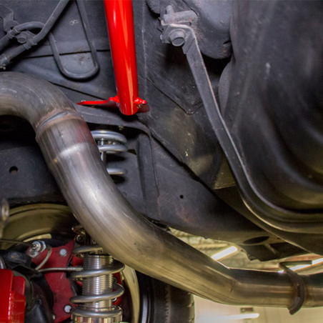 UMI Rear Shock Tower Brace, Bolt In, Red