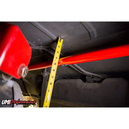 UMI Rear Shock Tower Brace, Bolt In, Red