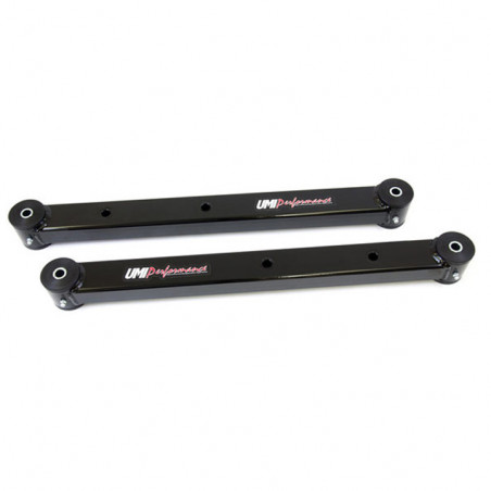UMI Boxed Rear Lower Control Arms, Black