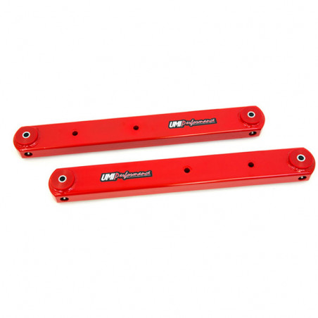 UMI Heavy Duty Boxed Rear Lower Control Arms, Red