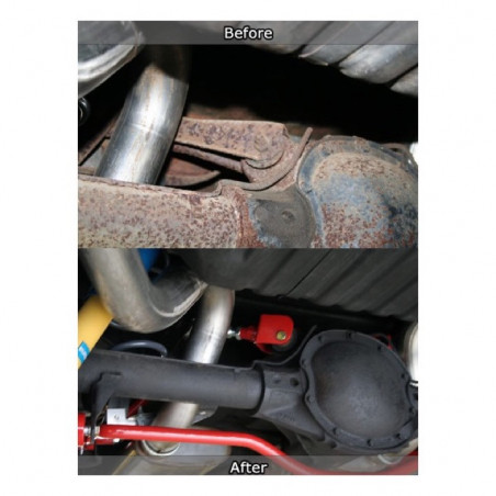 UMI Solid Rear Sway Bar, 1 Inch, Black