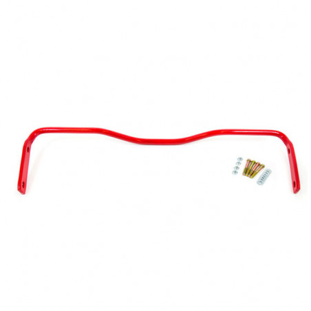 UMI Solid Rear Sway Bar, 1 Inch, Red