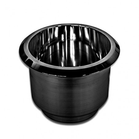 Eddie Motorsports Large Billet Drink Holder - Gloss Black