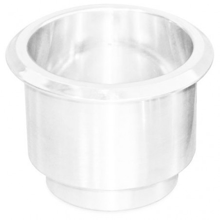 Eddie Motorsports Large Billet Drink Holder - White