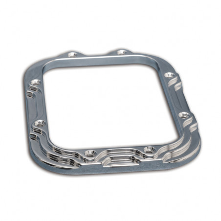 Eddie Motorsports Contoured Billet Shifter Bezel & Mount Plate - Clear Anodized