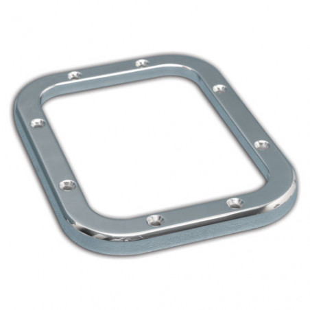 Eddie Motorsports Smooth Billet Shifter Bezel & Mount Plate - Polished