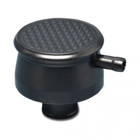 Eddie Motorsports Billet Diamond Series Push In Valve Cover Breather w/ PCV - Black Anodized