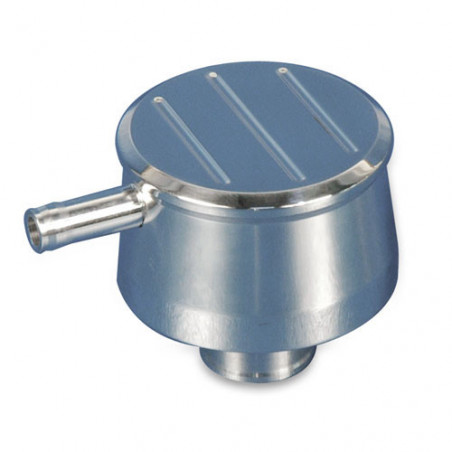 Eddie Motorsports Ball Milled Billet Push In Valve Cover Breather w/ PCV - Polished