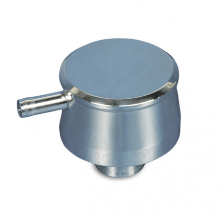 Eddie Motorsports Smooth Billet Push In Valve Cover Breather w/ PCV - Polished