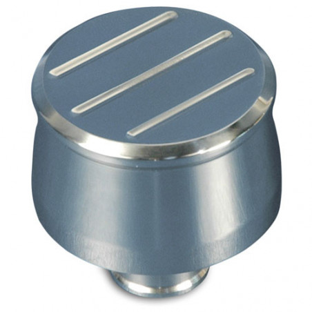 Eddie Motorsports Ball Milled Billet Push In Valve Cover Breather - Polished