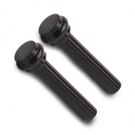 Eddie Motorsports Radiused Door Lock Knobs - Black Anodized