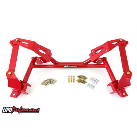 UMI Tubular K-Member for Coilovers - Red
