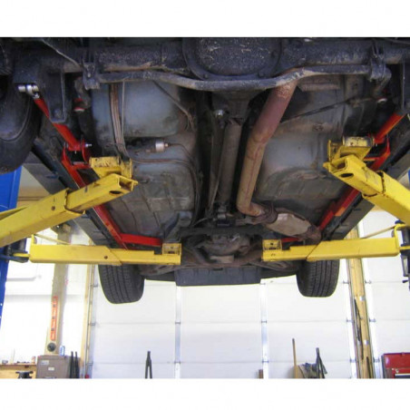 UMI Boxed Style Subframe Connectors, Weld In - Black