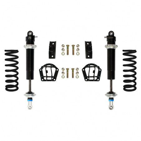 Detroit Speed Front Coilover Conversion Kit, Single Adjustable Shocks