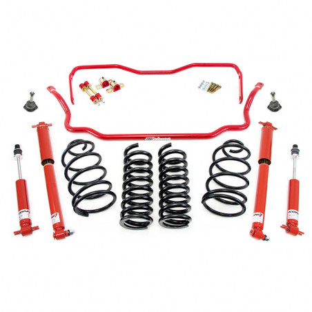 UMI Stage 1.5 Handling Package, 2 Inch Lowering, Red