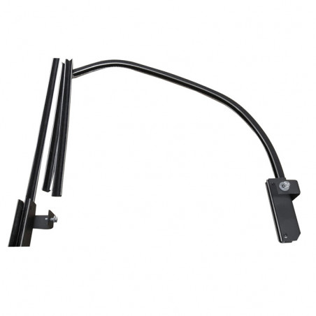 Quarter Window Glass Run Channel Kit with Chrome Bead