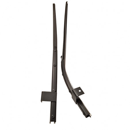 2dr Sedan Quarter Window Glass Run Channel Kit without Chrome Bead