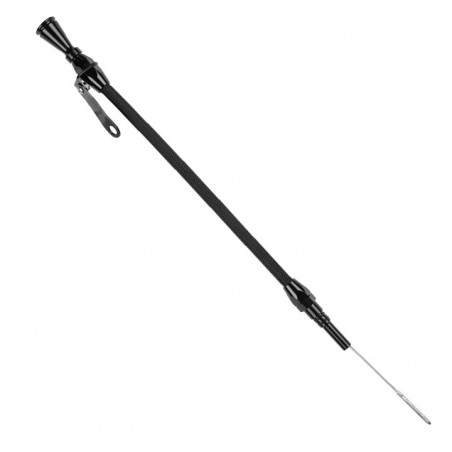 Lokar Small Block Midnight Series Flexible Engine Dipstick