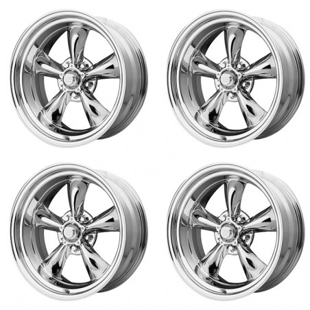 American Racing Torq Thrust 2 Wheel Kit, 17x7 Chrome
