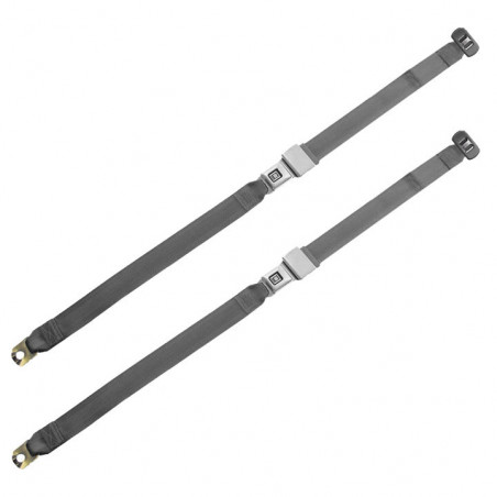 Deluxe Small Buckle GM Non-retractable Shoulder Harnesses and Buckles, Green