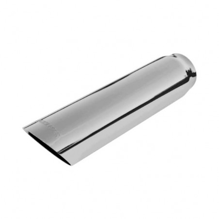 Flowmaster Weld-On Exhaust Tip, 3 In. Angle Cut Polished SS, Fit 2.5 In. Tube