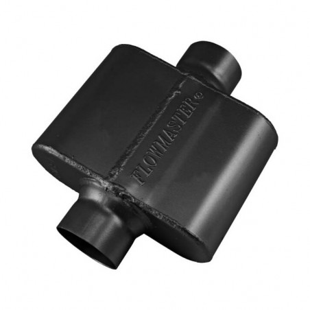 Flowmaster 10 Series Race Muffler, 2.5 In. Center Inlet-Outlet, Aggressive Tone