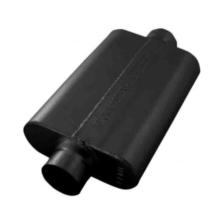 Flowmaster 50 Series Race Muffler 409S, 2.5 In. Center Inlet, 2.5 In. Center Outlet, Aggressive
