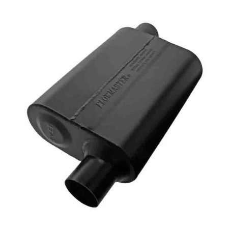 Flowmaster Super 44 Series Muffler, 2.25 In. Offset Inlet, 2.25 In. Offset Outlet, Aggressive