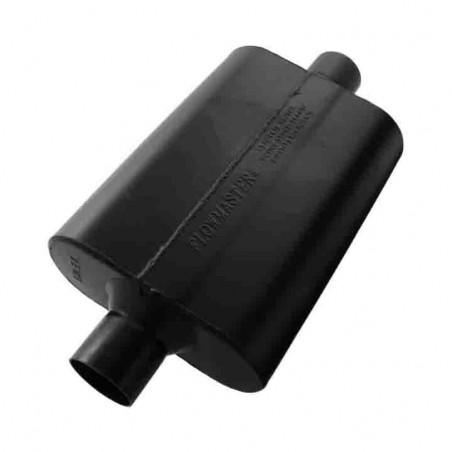 Flowmaster Super 44 Series Muffler, 2.5 In. Center Inlet, 2.5 In. Center Outlet, Aggressive
