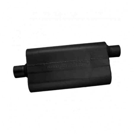 Flowmaster 50 Series Delta Muffler, 2.5 In. Center Inlet, 2.5 In. Offset Outlet, Moderate