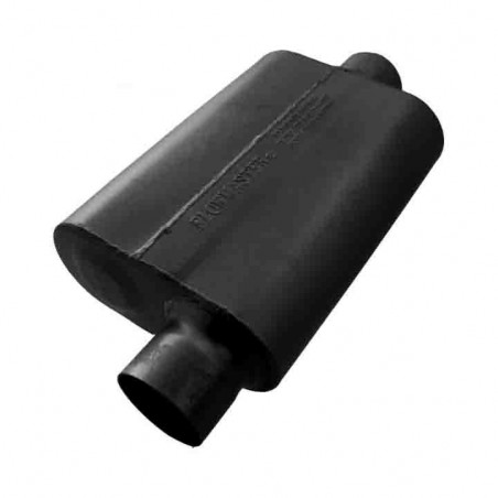 Flowmaster 40 Series Delta Muffler, 3 In. Offset Inlet, 3 In. Center Outlet, Aggressive