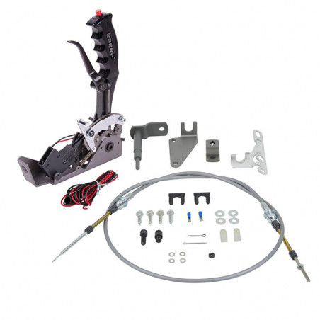 Hurst Automatic Shifter, Pistol Grip, Black, TH250-400, PowerGlide