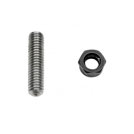 Hurst Shifter Stick, 10 Inch Lay Back, Black Aluminum