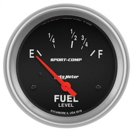 AutoMeter 2-5/8in. Fuel Level Gauge, 16-158 Ohm, Sport-Comp